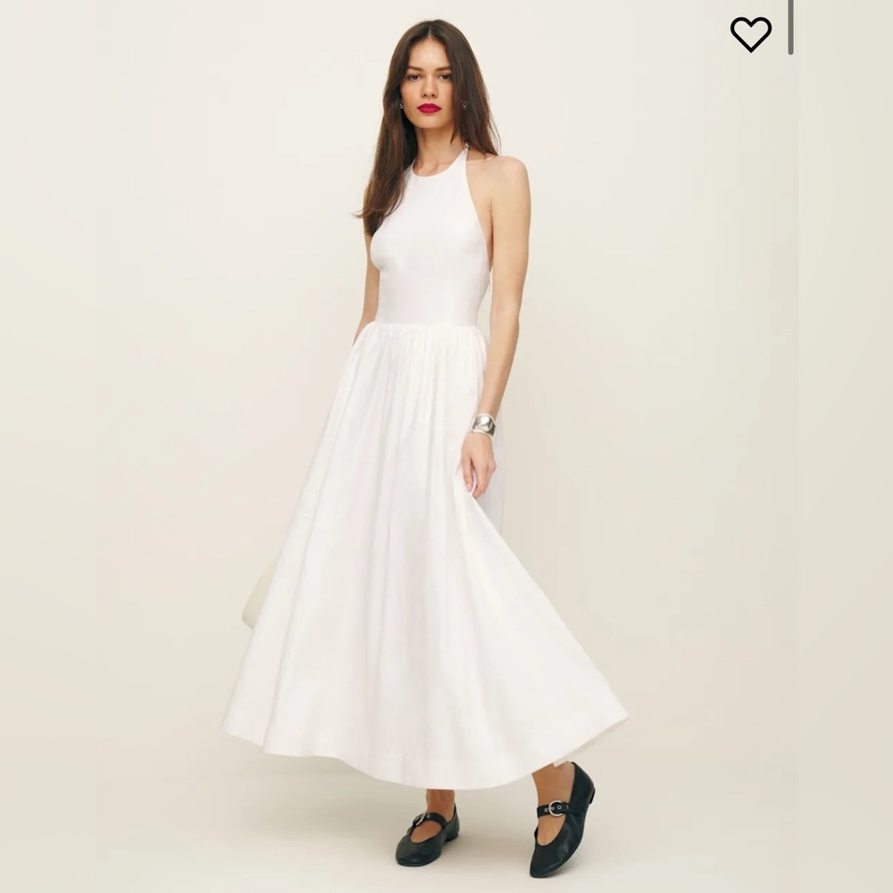 Brand New Reformation Percy Linen Dress